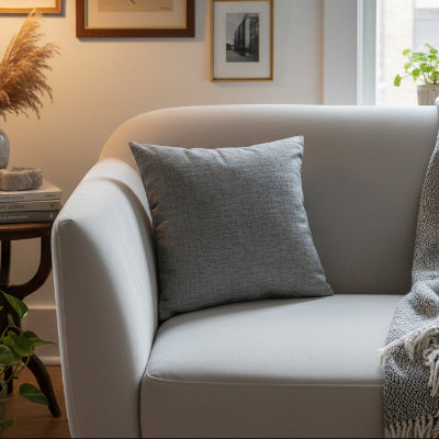 Fine Jute - Ash Cushion Cover Trendy Home