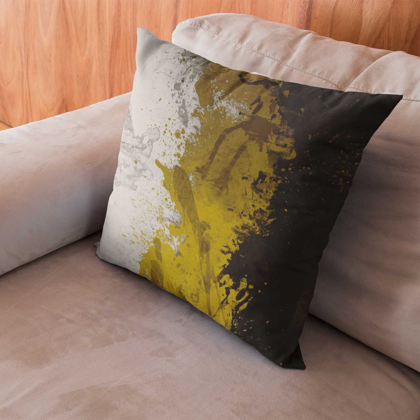 Printed - Sparkling Gold Cushion Cover Trendy Home