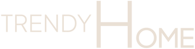Logo of Trendy Home with a stylized 'H' on a white background