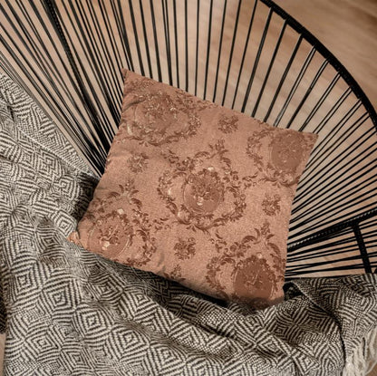 Embossed Leather - Blush Umber Cushion Cover Trendy Home