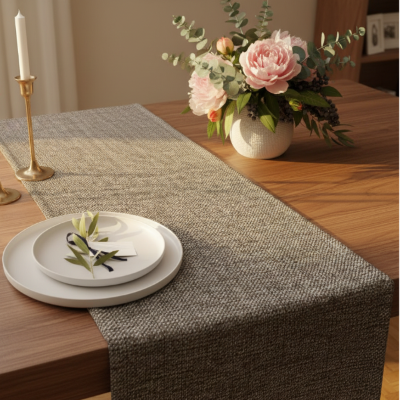 Fine Jute - Ash Table Runner Trendy Home