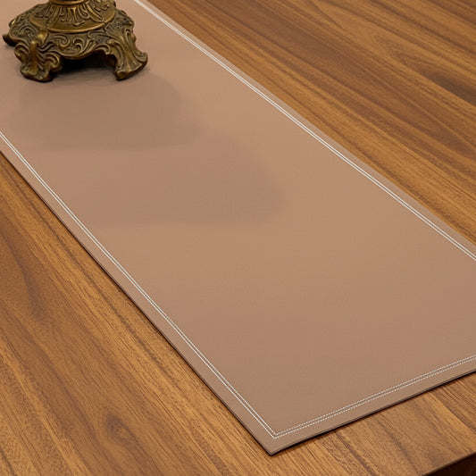 Premium Leather - Peach Table Runner Trendy Home