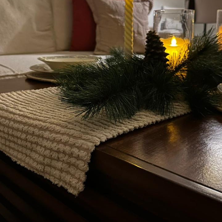 Corduroy Fur - Condense Table Runner Trendy Home