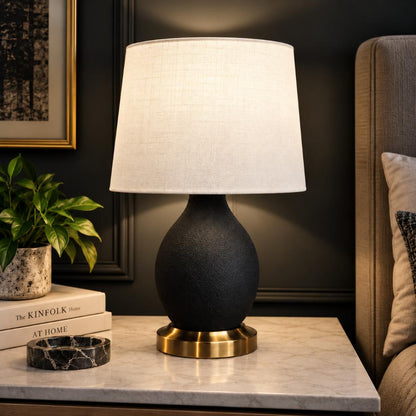 Charcoal Pot Table Lamp (Test Product) White None Pair Trendy Home