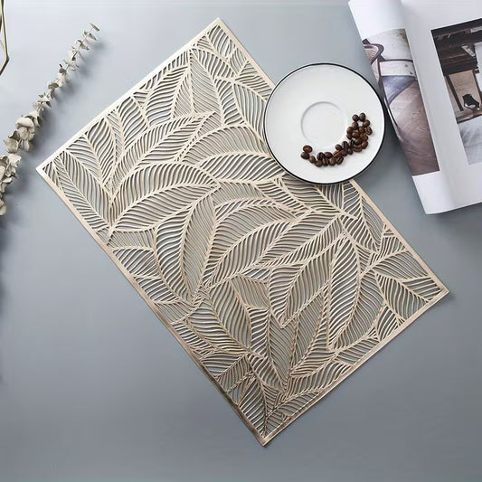 Pvc - Gold Filigree Table Mat Trendy Home