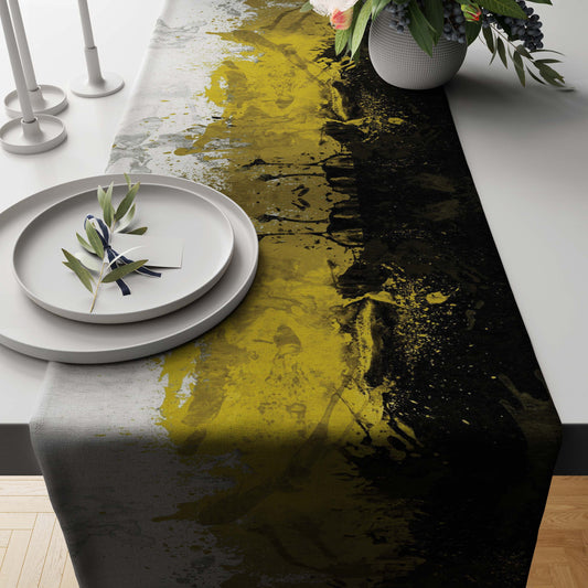 Printed - Sparkling Gold Table Runner Trendy Home