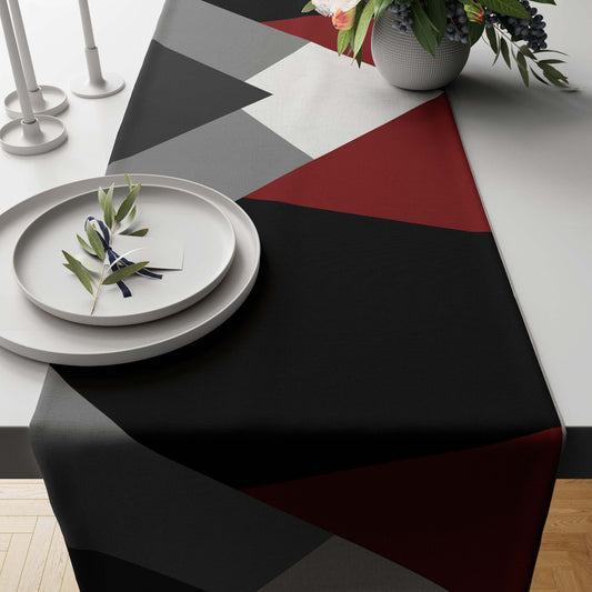 Printed - Victoria's Red Table Runner Trendy Home