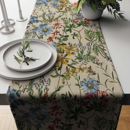 Printed - Floral Clash Table Runner Trendy Home