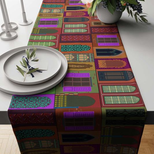 Printed - Mughal Table Runner Trendy Home